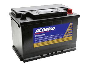 Picture of a car battery